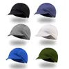 Riding Cycling Cap Proteção Verão Verão Elástico Chapéu de Biking Cor Sólida Malha de Cor Ao Ar Livre Sun Portátil Dustproof Ciclismo Peças