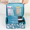 HPB AOSBOS Dames Waterdichte Cosmetische Makeup Bag Handtas Portemonnee Tassen Nylon Rits Travel Wash Pouch Organizer voor toiletartikelen Toiletartikelen Opslag