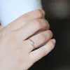 Bague pour femmes Style Simple zircon cubique anneaux de mariage couleur or clair bijoux de mode KBR103