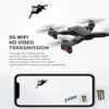 SG701/ SG701S RC GPS Drone con 5G WiFi FPV 4K Dual HD Cámara Flujo óptico Quadcopter plegable Mini Dron PK E520S SG907