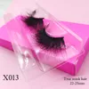 25mm Long lashes extra length fluffy mink eyelashes Big dramatic volumn fake eye lash strip thick false eyelash whole1269522