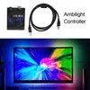 5 V DIY TV USB LED Şerit Ortam Denetleyici HDTV Bilgisayar Monitörü Arka Işık PC Rüya Ekran Işık Kutusu için Adreslenebilir LED Şerit