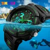 Skmei Sports Watch Men Digital Double Time Chronograph Watches 50m Watwrproof Week Display Montres Relogio Masculino 1270 Q0524