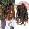 LANS 10inch Ombre Twist Twist Fluffy Pre-Loop Hair Paixão Torça Extensões Sintéticas Primavera Torção Crotchet Casting Hair L28