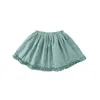 Girls' skirts summer styles short skirts pure colors short sleeves sweet children's clothing skirt for girls 210701