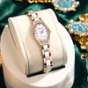 2021 Mulheres Moda Casual Relógios Simples Senhoras Small Dial Quartz Clock Dress WristWatches Drop Reloj Mujer