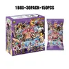 Japanische Anime-Karten One Pieces Ruffy Zoro Nami Chopper Franky Paper Collections Kartenspiel Sammlerstücke Battle Child Geschenk Spielzeug AA220314