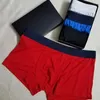 boxer da uomo Mutande 1 scatola = 3 pezzi Pantaloncini da uomo classici sexy Intimo Intimo traspirante Sport casual Confortevole boxer natalizio di taglia asiatica