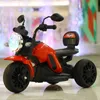 Mini moto électrique télécommandée pour bébé, Tricycle avec roues électriques, Tricycle musical multifonctionnel, voiture jouet pour enfants à conduire