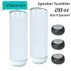 Armazém local 20oz sublimação bluetooth alto-falante tumbler garrafa de água inteligente sem fio copos de música inteligentes US-Abroa271H