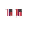 30*45cm BlueLine USA Police Flags Party Decoration Thin Blue Line USA Flag Black, White And Blue American Garden Flag By sea T2I52517