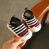 ZZFABER Kids Flexible Barefoot Shoes Comfortable Mesh Sneakers for Girls Boys Children Unisex Striped Breathable Casual Shoes G1025