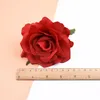 10CM High Quality Silk Roses Flower Wall Wedding Home Decor Christmas DIY Brooch Bridal Accessories Clearance Artificial Flowers