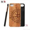 2021 Phone Cases Wstrząsowy Wodoodporny Dla Iphone 6 7 8 X XR XS 11 Pro Max Hurtownie Moda Luksusowy Drewno PC Niestandardowy Projekt Laser Logo Back Cover Shell