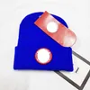 Cappelli firmati da donna da uomo Cappellino con teschio lavorato a maglia Ricamo sport all'aria aperta