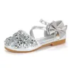 Sandals Kids Girl Summer Princess Shoes Rhinestone Sequin Girls Baby Fashion Soft Flat Casual Toddler Sneakers