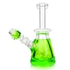 9 " glycerin coil bong freezable chilled smoking dab rigs glass hookah shisha water pipe with 14.4 forzen bowls