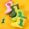 Newchildren's Rainshoes Karikatür Hayvanlar Rainshoes Açık Kaymaz Su Geçirmez Aşınmaya Dayanıklı Çocuklar Yağmur Kauçuk Yalıtımlı Çizmeler Sıcak Tutun