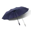 W pełni automatyczny parasol męski biznesu 12 żeber wiatroodporne duże parasolowe deszcz kobiety marka Guarda Chuva składane parasole