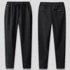 Męskie spodnie ponadgabarytowe spodnie dresowe Grube Jogging Casual Black