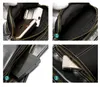 Moda Cross Body Bags Pacotes Homens Top Pu Couro para Messenge Do Telefone Messenge Pack Masculino Viagem Cintura Saco