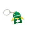 Keychains Little Devil Dinosaur Keychain Söt charms smyckeväska hänge nyckelring för män kvinnor anime bil accessorie smal22