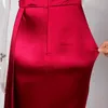 أم Ombro acolchoado مثير cetim ماكسي النواة das mulheres vestido دي فيستا كوم فيتا أزول حقيقي فيردي drapeado لونغو vestido حزب فساتين