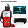 Konnwei KW818 Aprimorado OBDII ODB2 EOBD CAR Scanner de diagnóstico 12V testador de bateria Verifique a ferramenta de leitor de código automotivo