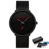 CRRJU Top Brand Fashion Luxury Orologi da uomo Orologio al quarzo Uomo Casual Slim Mesh Steel Orologio da polso sportivo impermeabile Relogio Masculino montre de luxe