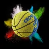 Sport Basketball Ball Dual Color Persönlichkeit Street Basketballs Schweiß Absorption College Korb offizielle Mann Größe Solo -Übung B1735330