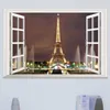 Наклейки на стену 3D стикер творческий Эйфелева башня дома декола декола для декола спальни питомник водонепроницаемый арт
