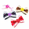 Dog Apparel 100PCLot Cat Hair Bows Small Accessories Pink Flowers Grooming Rubber Bands7744503