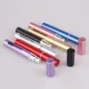 5ml perfume spray bottle mini Push portable 7-color flat-head anodized aluminum Fragrance tube parfum empty