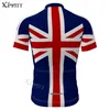 Racing Jackets Classic Retro Britain National Team Pro Cycling Jersey XIMASummer Polyester Sports pour hommes Manches courtes Séchage rapide Respirant