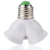 Schraube E27 LED Sockel Licht Lampe Lampenfassung E27 auf 2-E27 Splitter Adapter Lampenfassung E27 Fassung Lampenfassung