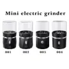 Mini Electric Grinder Crusher 400mAh Battery Rechargeable Dry Herb Metal Handheld Chopper With USB Cable ReChargerable Original LTQ
