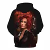 Erkek Hoodies Sweatshirts Marka Erkekler Klasik Film Karakter Portresi Serin 3D Dijital Baskı Moda Trendi Kadın Çift Külot