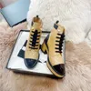 Designer Fashion Patchwork Cuir Avec Pearl Chunky High Heels Leisure Platform Shoes Stylish Outdoor