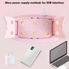 Nail Art Kits 6W Mini UV Dryer Portable Resin Curing Lamp 30s 60s Timer Manicure Gel USB Charge Jewerly Making Tools TY