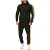 Fashion Men Tracksuit Set Autumn Hoodie and Sweatpants 2 Pieces Sweat Suit Set Mens Spring Sporting Clothing Jogger Outfit 201210