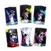 6 Types 3.5g Mylar Bag California SF space astronauts package zipper smell proof bags