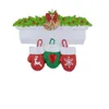 2023 new Festive Christmas Ornaments Decorations Quarantine Survivor Resin Ornament Creative Toys Gift Tree Decor Mask Snowman Sanitized Family