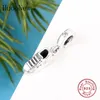 Fit Original Pandora Charm Armband 100% 925 Silver Fashion Sport Shoe Travel Flat Pendant Bead för att göra kvinnor Young Berloque Q0531