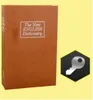 Boek Piggy Bank Creative English Dictionary Geld Opbergdoos met Lock Safe Deposit Box Home Mini Cash Sieraden Beveiliging Opbergdoos 699 K2