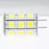 LED G6.35 2700K Lampada Lampada Lampadina 12VAC / 12VDC / 24VDC 27LED di 5050SMD 4W per sostituire 35W alogeni