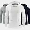 Hoodies Men Jacquard Hooded Sweatshirt Autumn Winter Man Hoodie Pullover Långärmad kappa Male Gymkläder Jogging Homme Hoody 211023