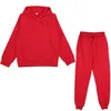 Gym Clothing 2021 Spring Autumn Women Tracksuit 2 Pieces Set Oversize Hoodies Sweatshirt And Jogging Pants Sport Suits Solid Run Sportswear