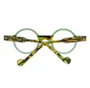 Mens Optical Glasses Brand Round Eyeglasses Frames Men Women Fashion Vintage Spectacle Frame Small Size Myopia Glasses Eyewear with Case