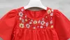 Baby Girls Dress cotton Embroidered Summer dress new wedding kids Flower Princess Children Clothes Party Q0716