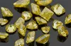 Gigajewe Princess 컷 생생한 노란색 5.5-10mm moissanite 느슨한 다이아몬드 합성 구슬 보석 만들기